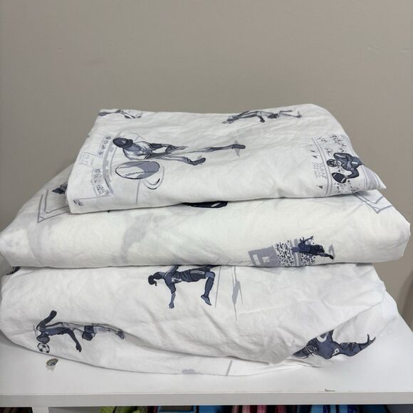 Pottery Barn Kids Sports Bedding Twin 3-piece Set Baseball Football Soccer - Picture 1 of 7